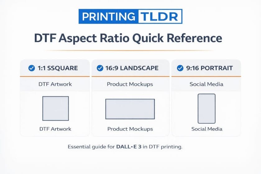 DTF Aspect Ratio Quick Reference Guide Preview